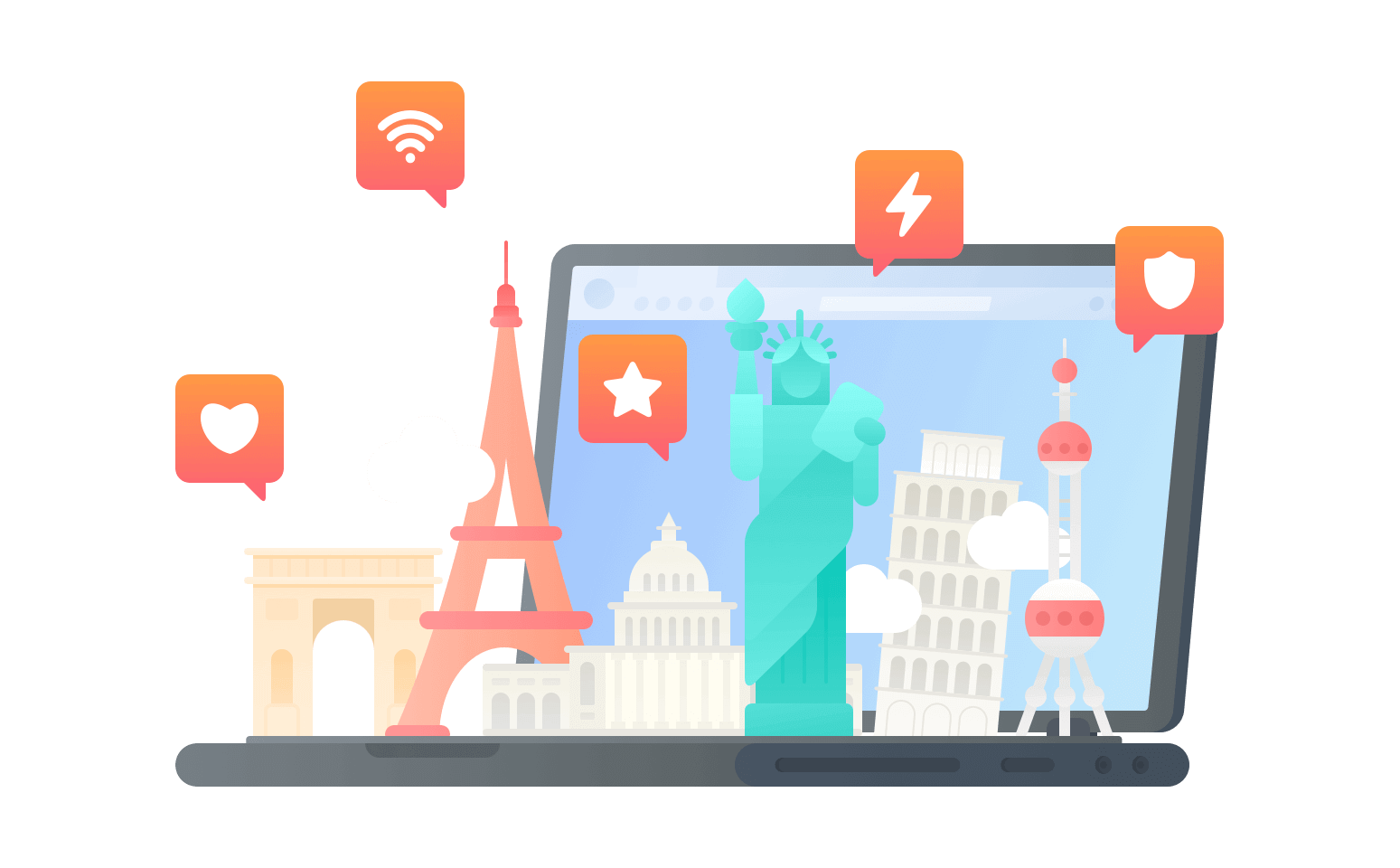 在卢旺达连接到中国的软件 - 翻回VPN